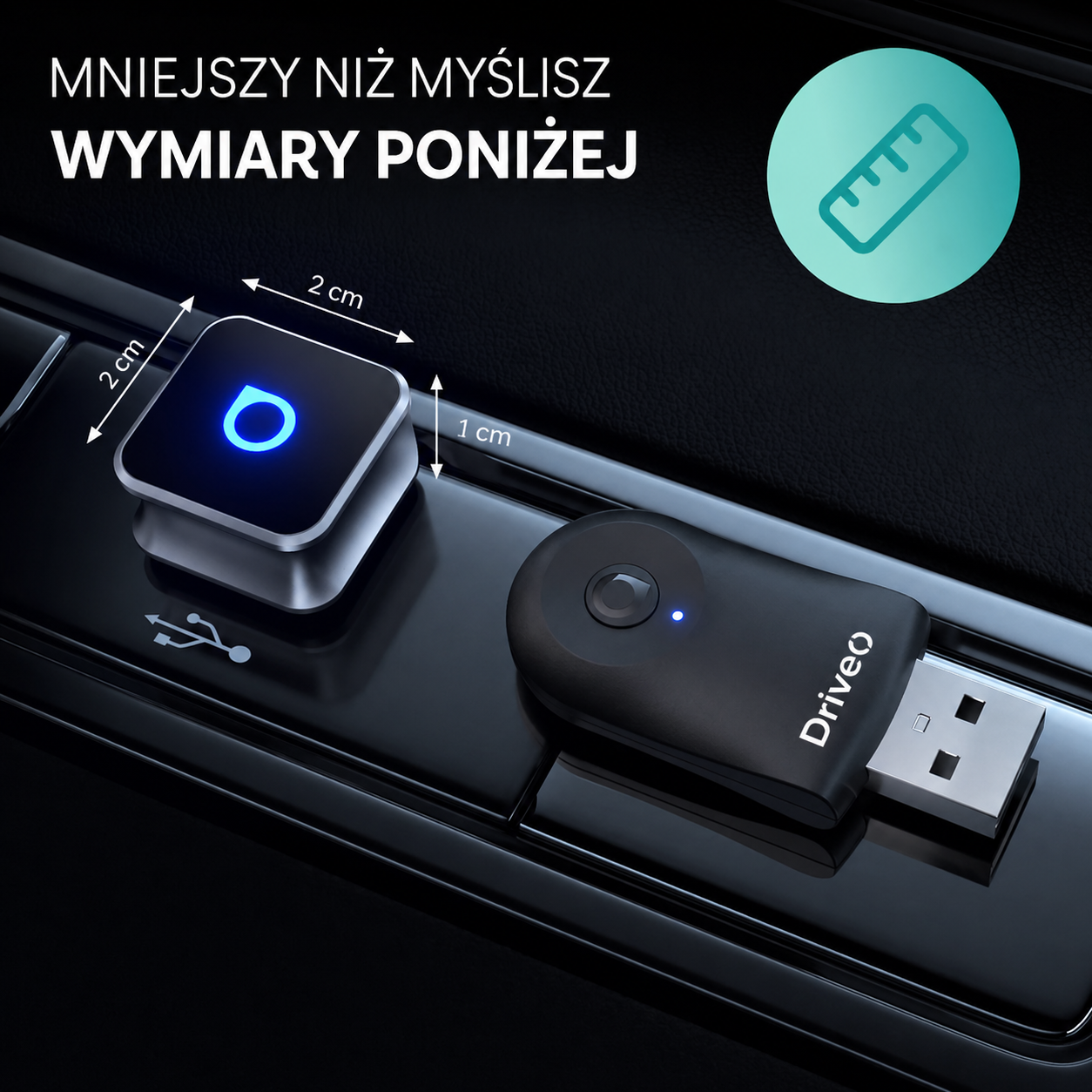 Driveo® Bezprzewodowy Adapter CarPlay i Android Auto | Komfort bez kabli